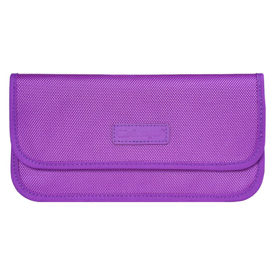 Wisdompro Faraday borsa con schermo protettivo, blocca i segnali RFID, custodia a forma di borsa per proteggere la privacy del cellulare e chiavi auto, anti-tracciamento e anti-spionaggio, nero, L