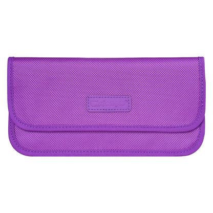 Wisdompro Faraday borsa con schermo protettivo, blocca i segnali RFID, custodia a forma di borsa per proteggere la privacy del cellulare e chiavi auto, anti-tracciamento e anti-spionaggio, nero, L