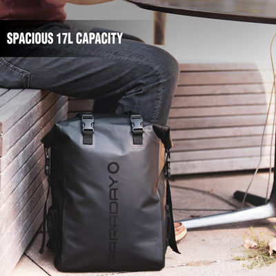 Faraday Defense Borsa impermeabile Faraday - Zaino da 17 litri - Accesso rapido e facile per schermare i dispositivi, protegge dati e dispositivi da hacking, monitoraggio, EMP