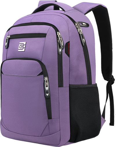 Volher Laptop Backpack,Business Travel Anti Theft Slim Durable Laptops Backpack,Water Resistant College Computer Bag for Women & Men Fits 15.6 Inch Laptop and Notebook - Black