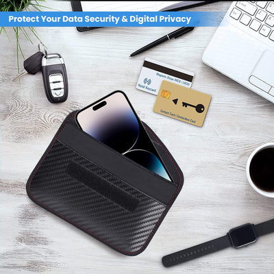 Samfolk Faraday Custodia Per Telefoni E Chiavi Dell'automobile, Anti-tracciamento, RFID, Con Segnale Bloccaggio