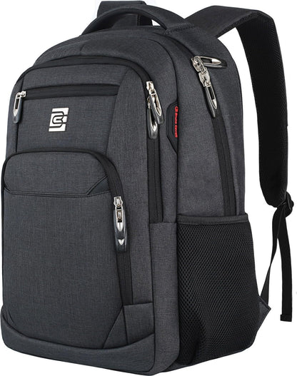 Volher Laptop Backpack,Business Travel Anti Theft Slim Durable Laptops Backpack,Water Resistant College Computer Bag for Women & Men Fits 15.6 Inch Laptop and Notebook - Black
