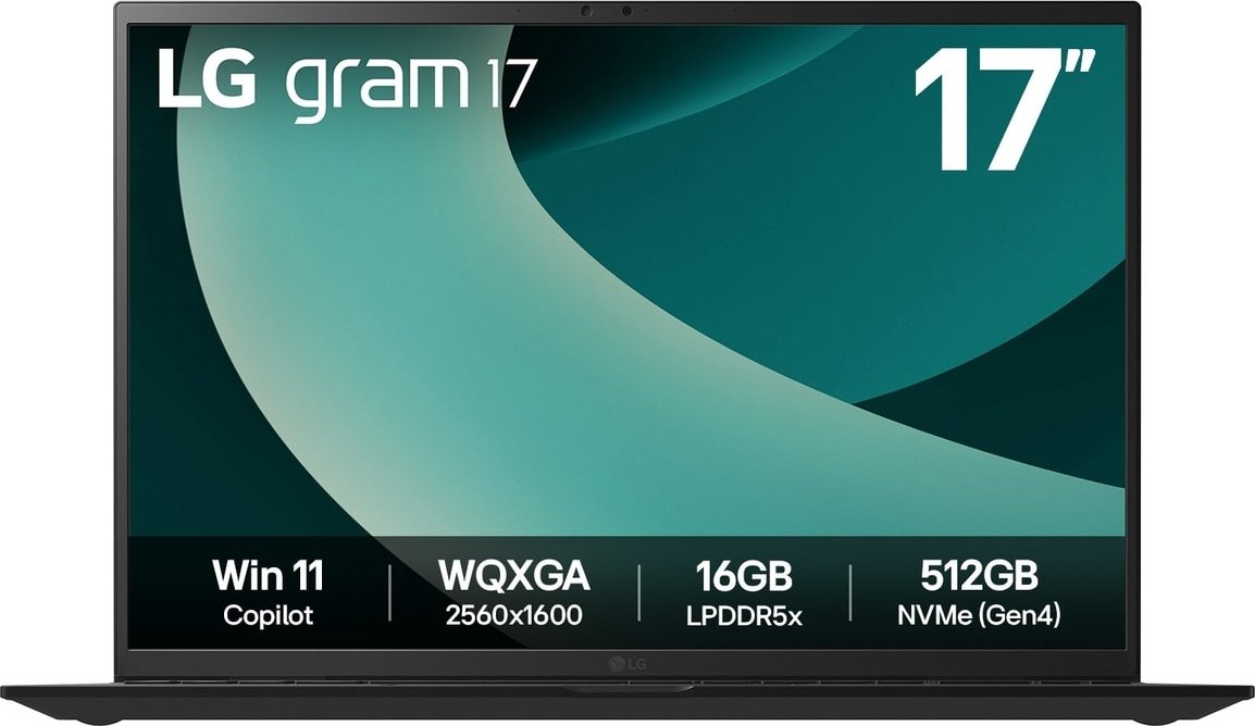 LG Gram 17" Laptop – Intel, 16GB RAM, 512GB SSD