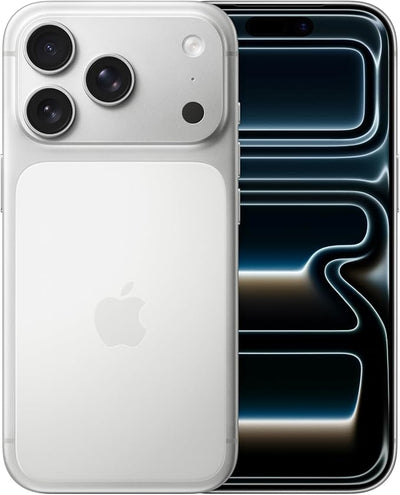 Apple iPhone 17 Pro – Display ProMotion da 6.3", 8GB RAM, 256GB di archiviazione, Fotocamera Pro Fusion da 48MP, Argento